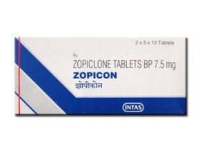 Zopiclone 7.5 mg tablets pack for insomnia treatment